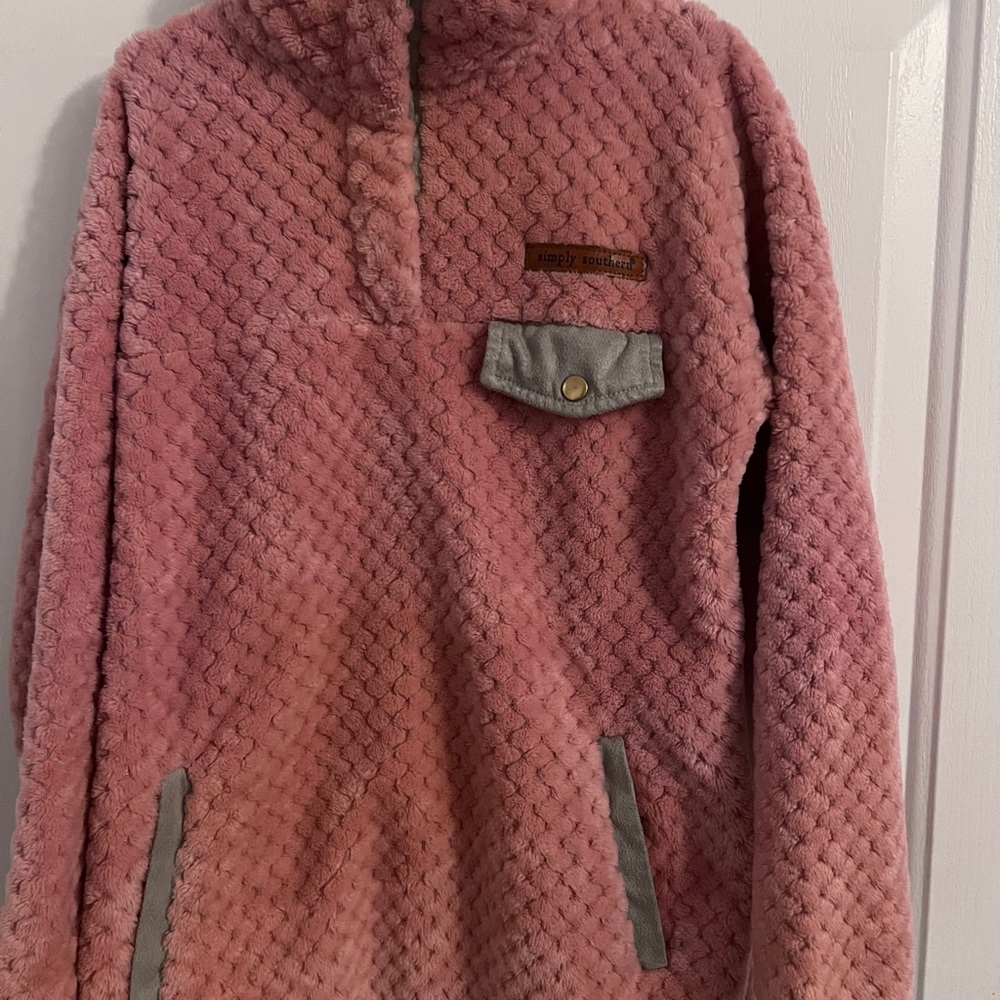 Simply Southern Pink Teddy Jacket